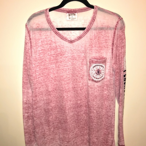 U.S. VINTAGE Pink Burnout Pensacola Graphic Tee - Picture 4 of 10